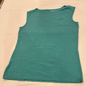 Eddie Bauer Turquoise Tank Top Tall XL